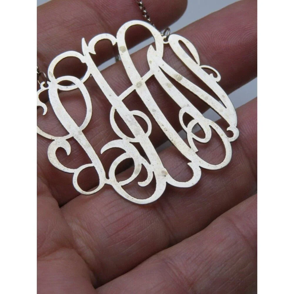 14k Initial L-H-N Nameplate